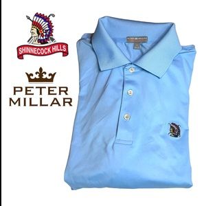 ⛳️ PETER MILLAR | SHINNECOCK HILLS GOLF CLUB POLO SHIRT | RARE! | $125 | LARGE